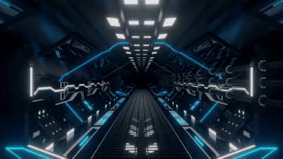 科幻隧道 动态壁纸-S14资源网