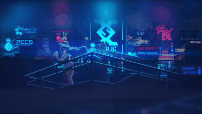 素赛博朋克 动态壁纸-拾艺肆