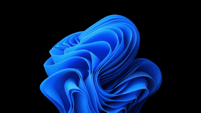 Win11蓝色动态壁纸-拾艺肆