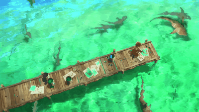 鲨鱼作画 动态壁纸-拾艺肆