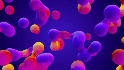 彩色艺术气泡 动态壁纸-拾艺肆