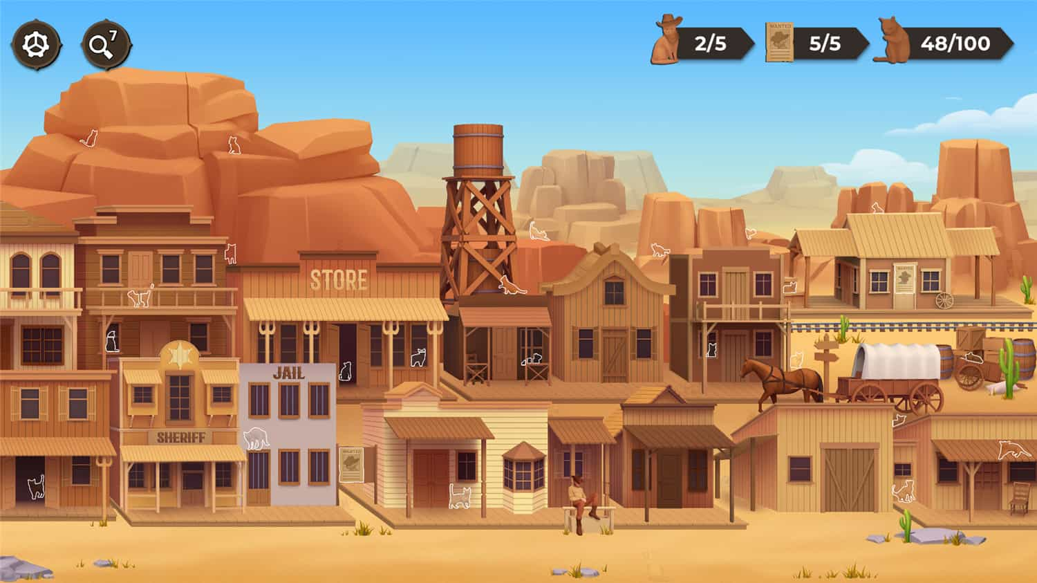 《猫猫找猫猫/Cat Search In The Wild West》Build.13118846中文版【ID:9959】插图1-拾艺肆