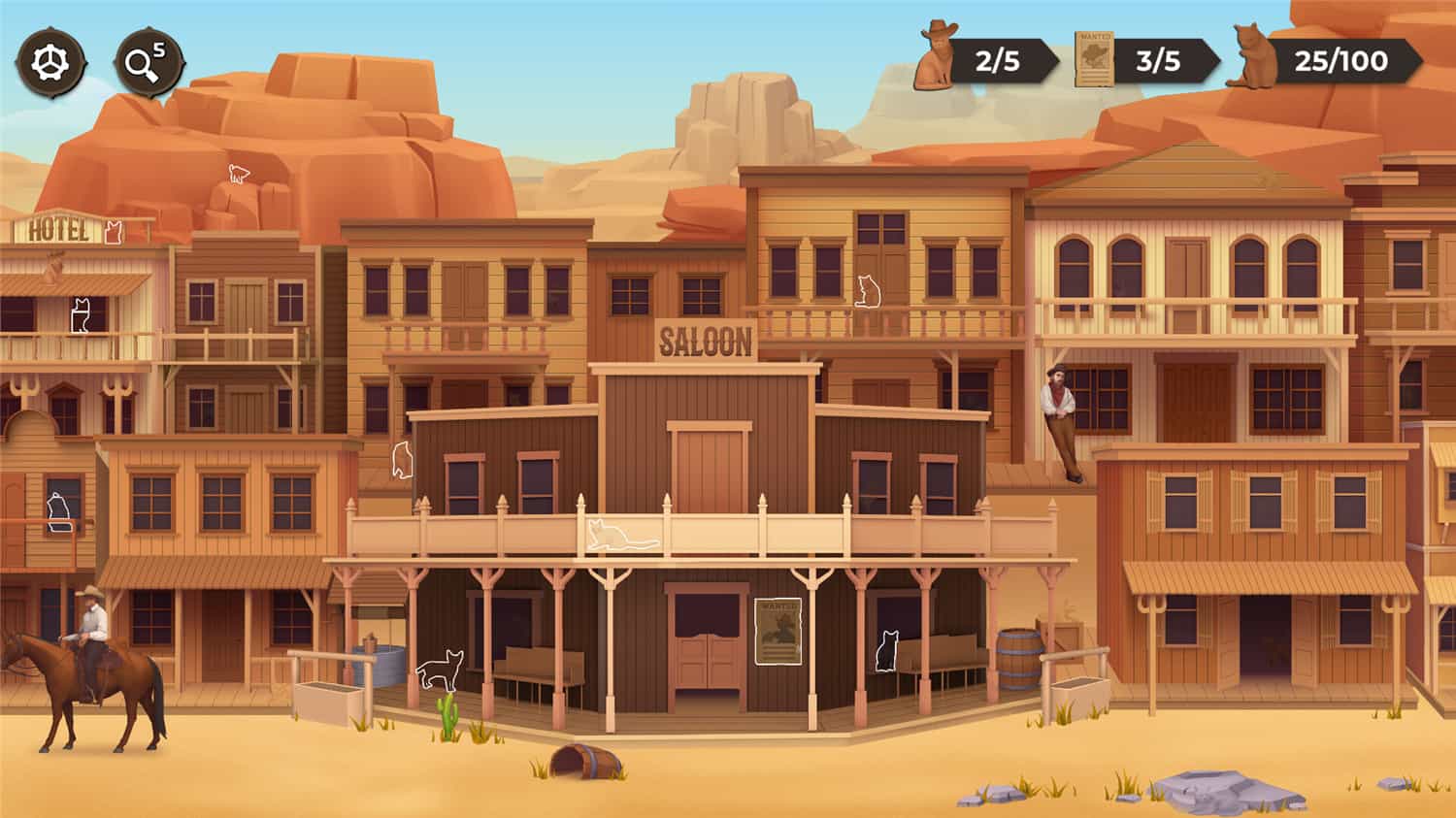 《猫猫找猫猫/Cat Search In The Wild West》Build.13118846中文版【ID:9959】插图3-拾艺肆