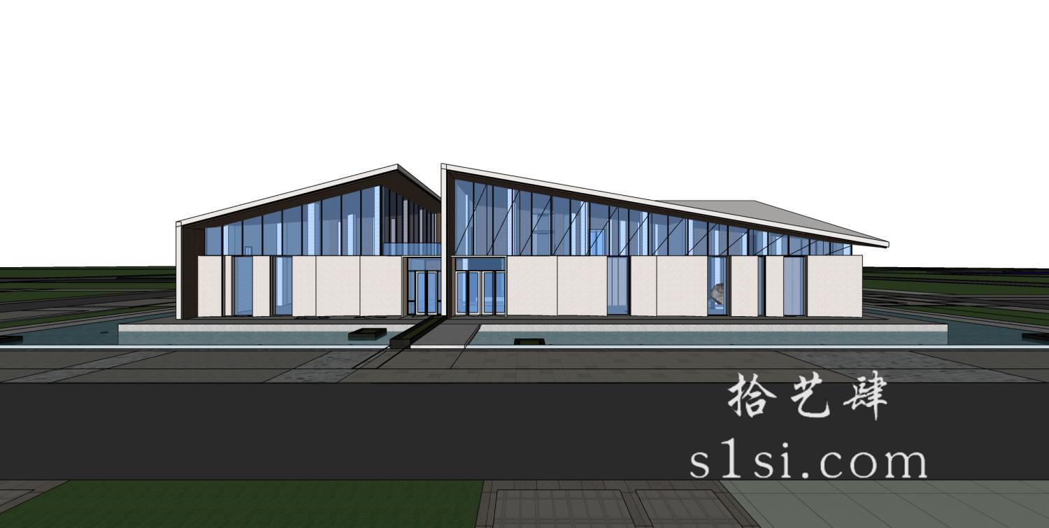 艺术中心 建筑【ID:14050】-拾艺肆