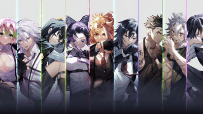 鬼灭之刃 集结 动态壁纸-拾艺肆