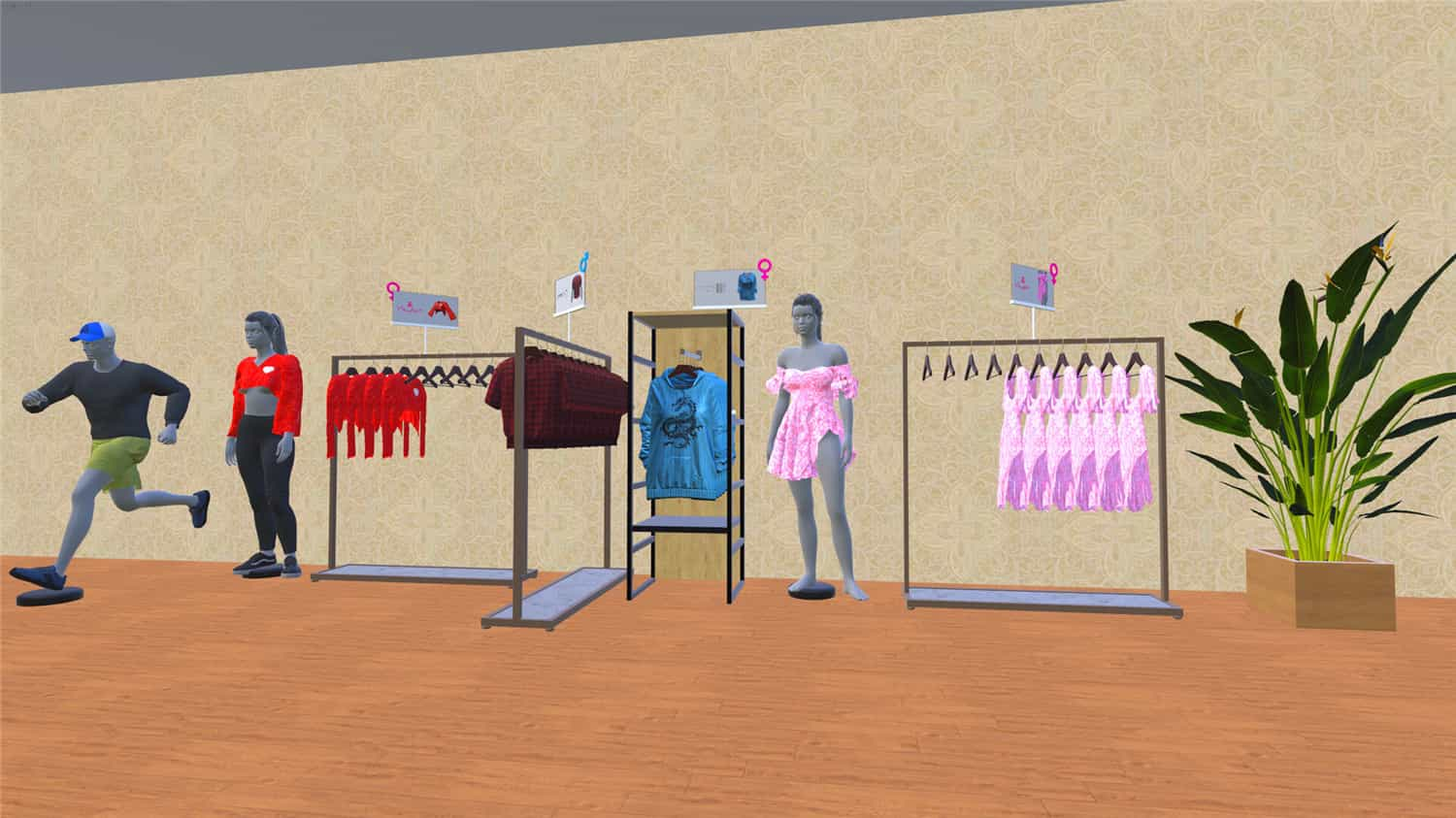 《服装店模拟/Clothing Store Simulator》v0.3.48中文版【ID:14549】插图2-拾艺肆