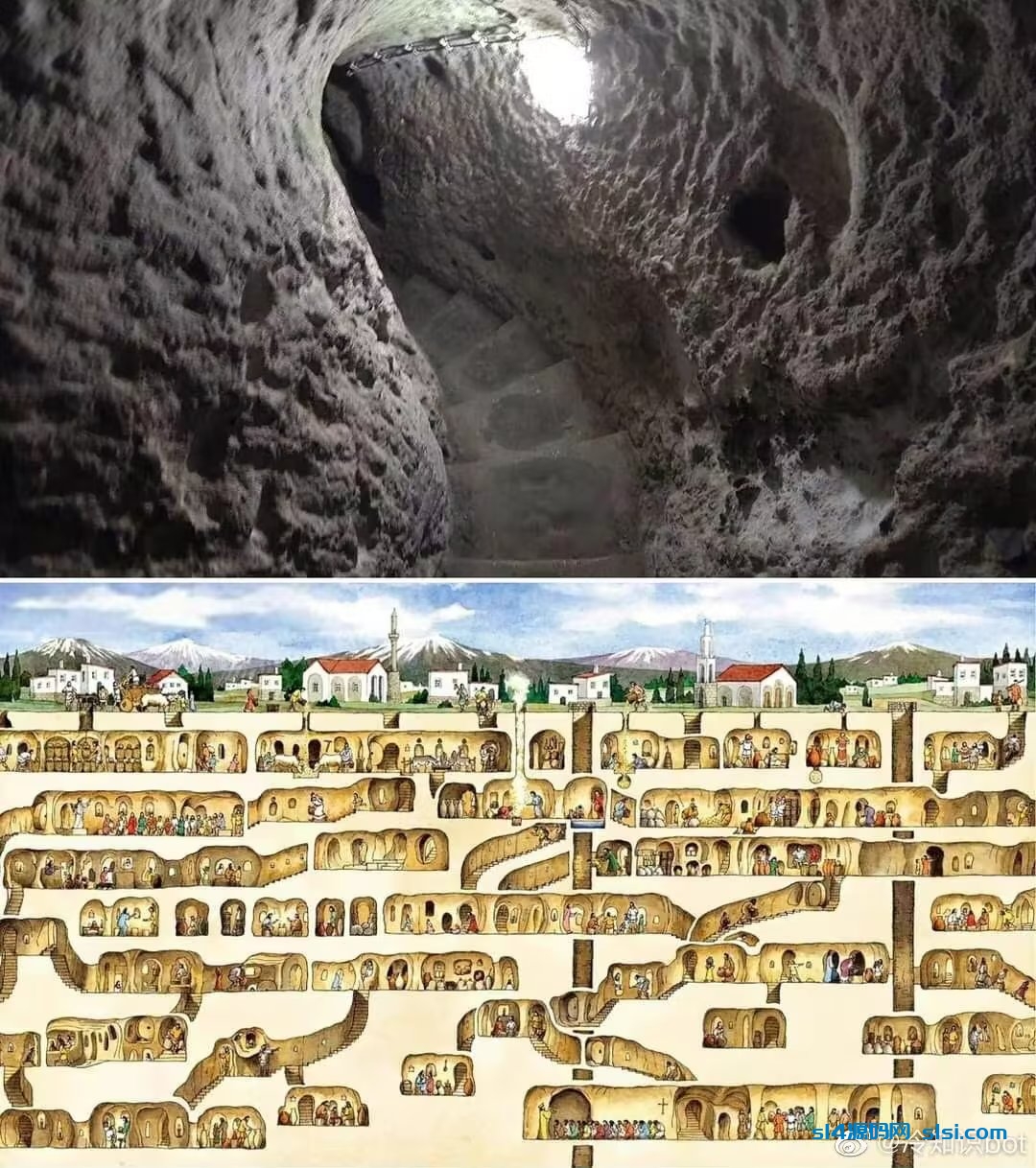 德林库尤地下城(The Derinkuyu underground city)-拾艺肆