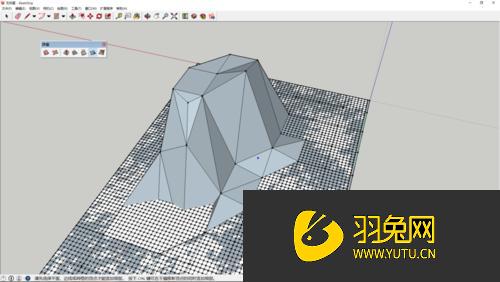 Sketchup怎样用沙盒工具网格创建地形图？【ID:7653】插图4-拾艺肆