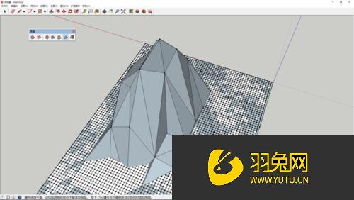 Sketchup怎样用沙盒工具网格创建地形图？【ID:7653】插图5-拾艺肆