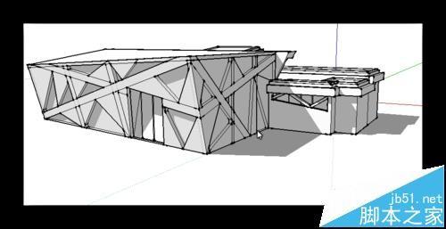 SketchUp草图大师如何给物体添加阴影?插图-拾艺肆