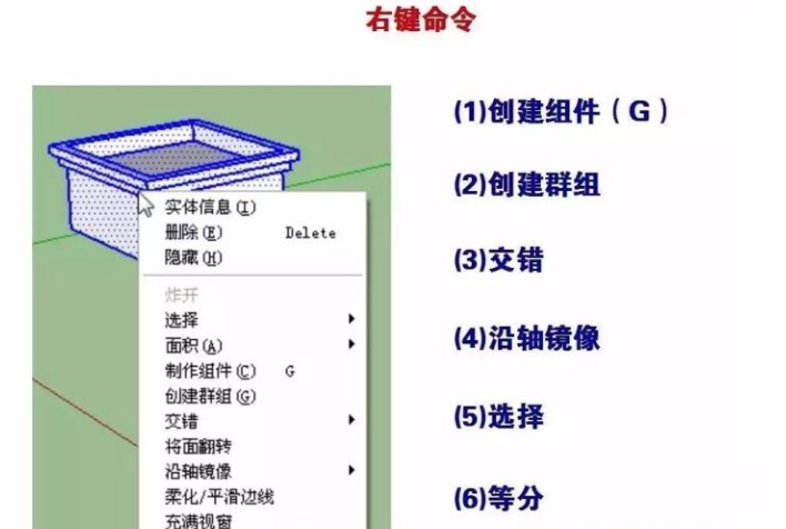 su草图大师入门命令大全【ID:7847】插图24-拾艺肆